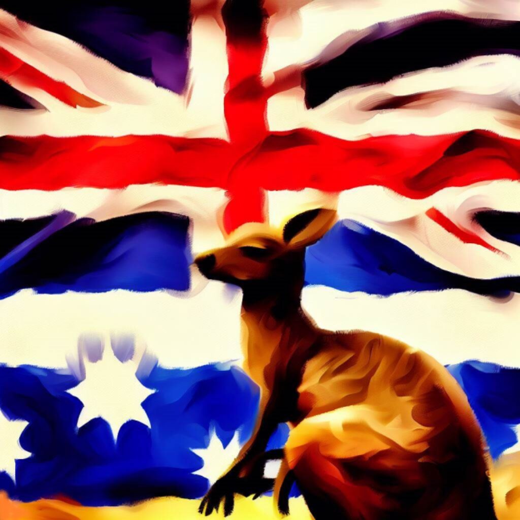 Australia Kanagaroo Flag 2000