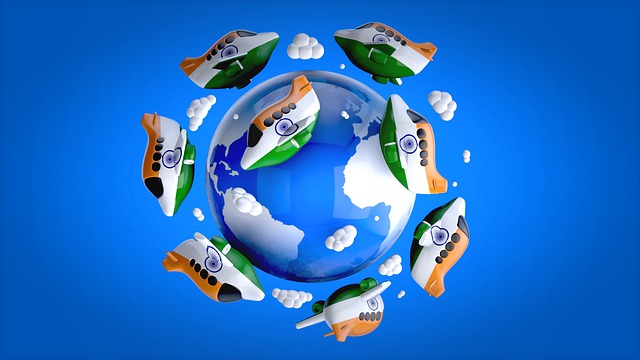 India Global World Flag Planes