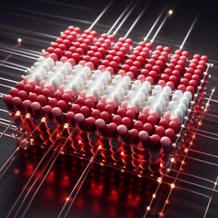 Latvia Flag on Qubit