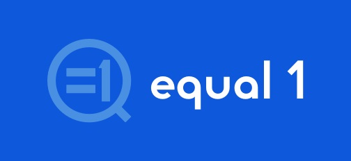 Equal 1 Logo Bleu