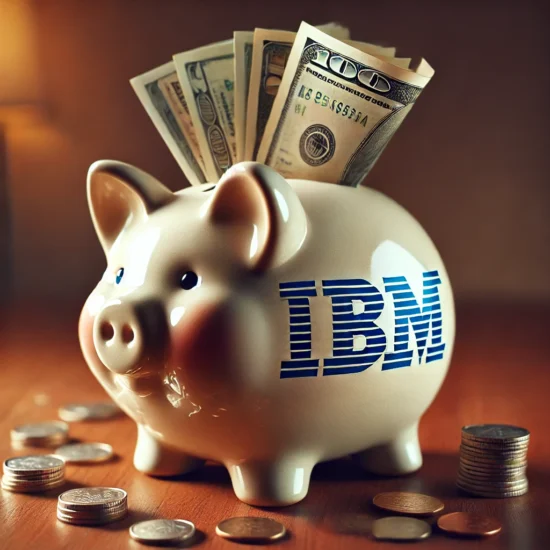 IBM Stuffed Piggy Bank