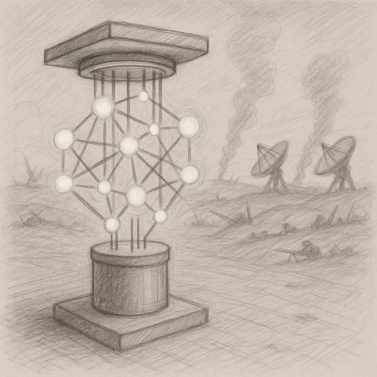 Military Quantum Computer Battlefield