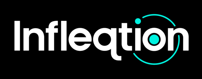 Inflection Logo on black background.