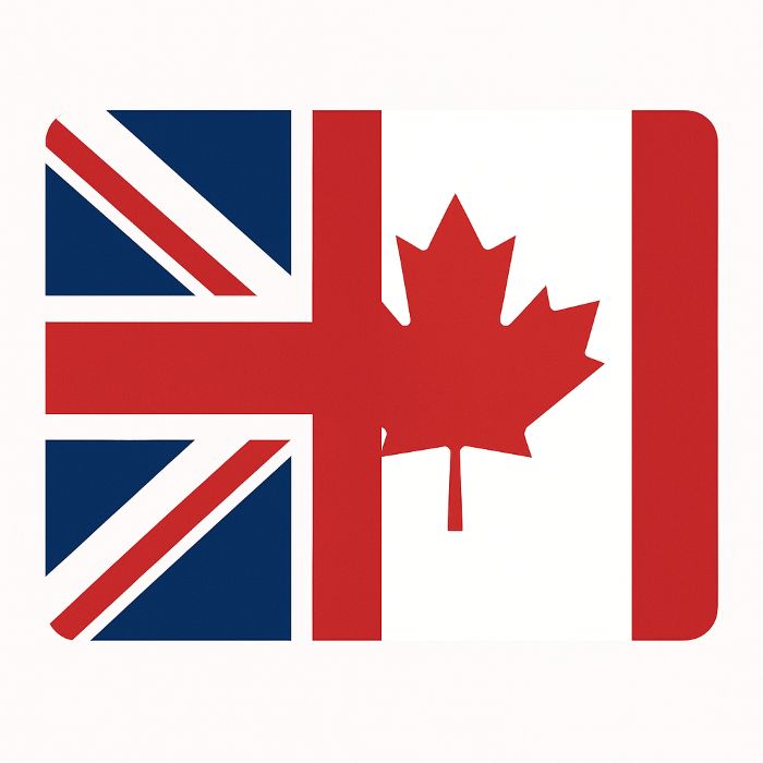 UK and Canda Flags